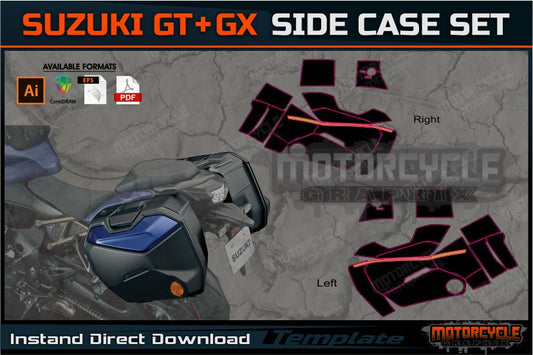 SUZUKI GT + GX SIDE CASE SET