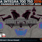 HONDA INTEGRA 700 750 2016-2020+PANNIER KIT SET+TOP BOX