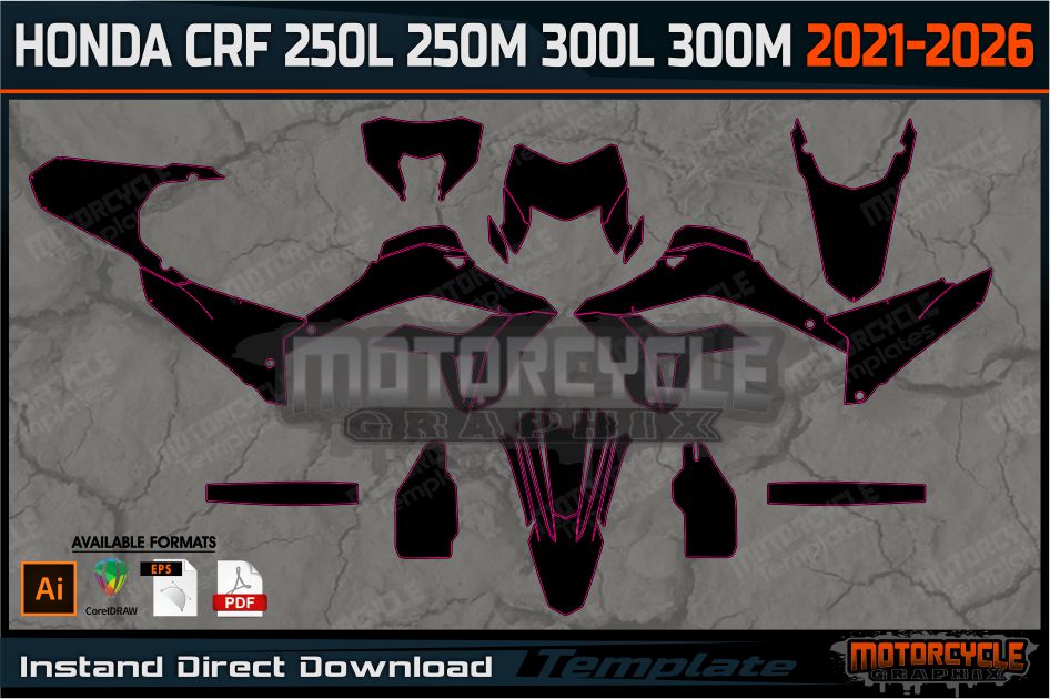 HONDA CRF 250L 250M 300L 300M 2021-2026