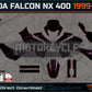 HONDA FALCON NX 400 1999-2013