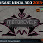 KAWASAKI NINJA 300 2013-2024