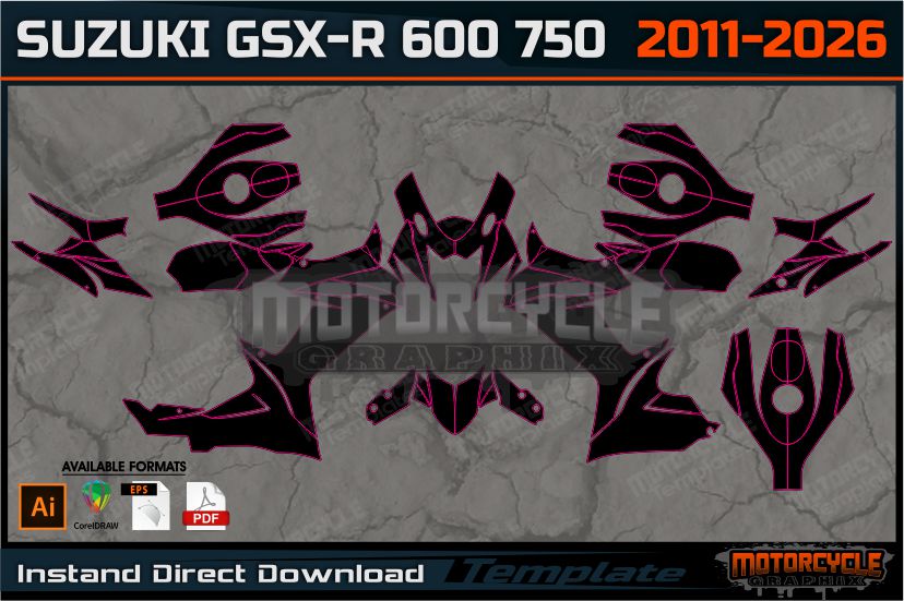 Suzuki GSX R 600 750 GSXR 2011–2013