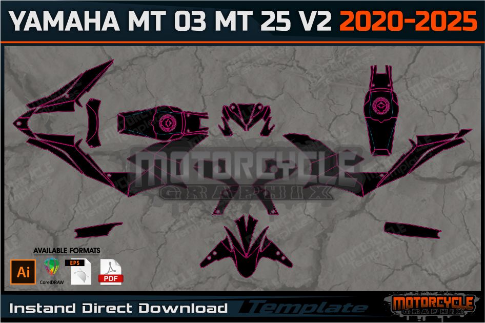 Yamaha MT 03 MT 25 2020–2023 MT03 MT25 V2
