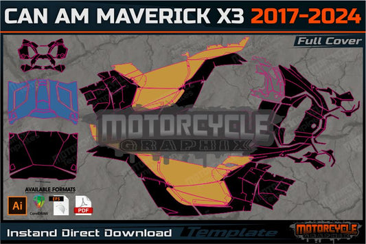 CAN AM MAVERICK X3 X RS TURBO RR 2017–2023