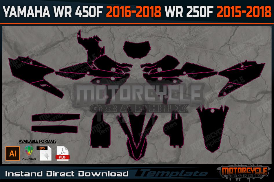 YAMAHA WR 450F 2016-2018 WR 250F 2015-2018