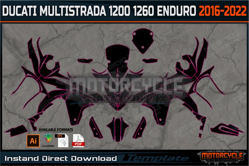 DUCATI MULTISTRADA 1200 1260 ENDURO 2016-2022