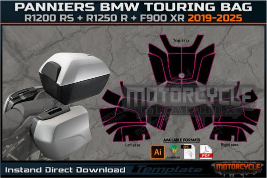 PANNIERS BMW TOURING BAG R1200 RS + R1250 R + F900 XR 2019-2025