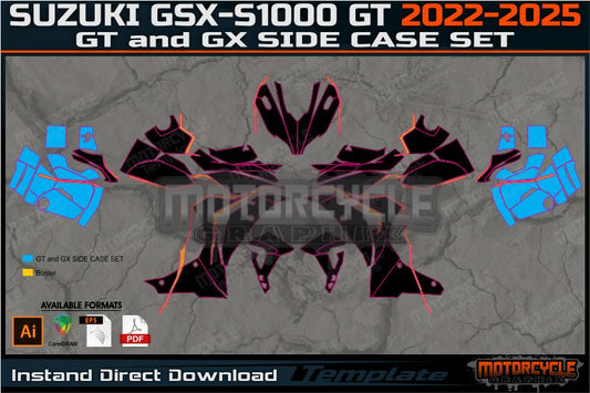SUZUKI GSX-S1000 GT 2022-2025+GT and GX SIDE CASE SET