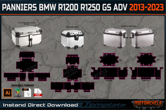 PANNIERS BMW R1200 R1250 GS ADV 2013-2023