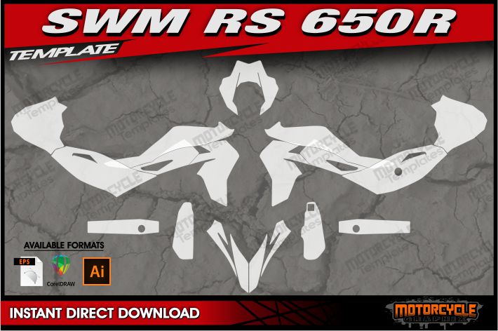 SWM RS 650 R – MOTORCYCLE TEMPLATES