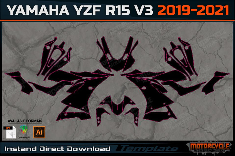 Logo R15 Vector YAMAHA R15 – MOTORCYCLE TEMPLATES