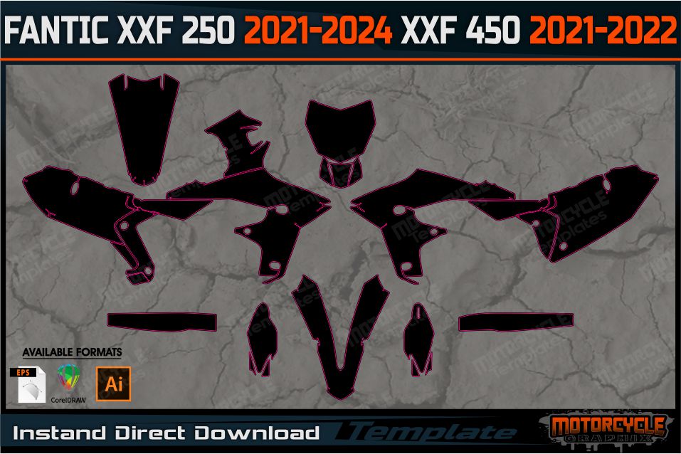 FANTIC XXF 250 2021-2024 XXF 450 2021-2022