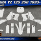 YAMAHA YZ 125 250 1993-1995