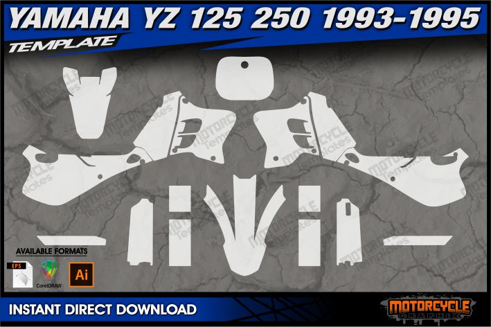 Yamaha YZ125 93-95/YZ250 93-95 Standard OEM Seat Foam