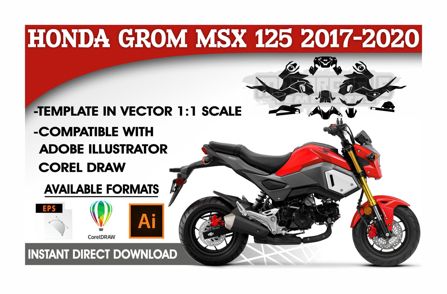 HONDA GROM MSX 125 2017-2020