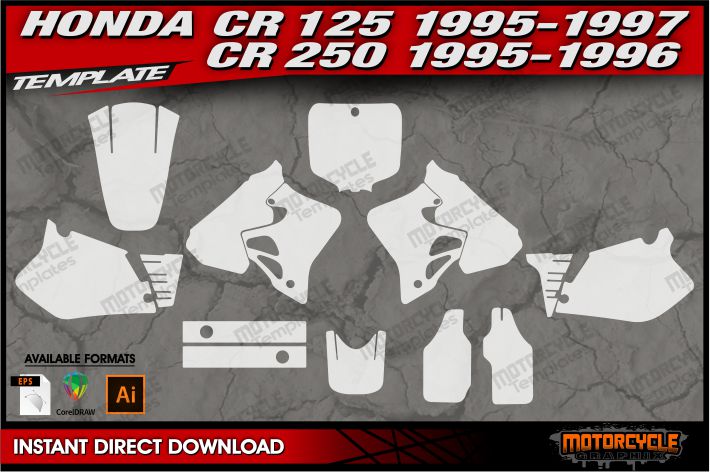 HONDA CR 125 1995-1997 CR 250 1995-1996