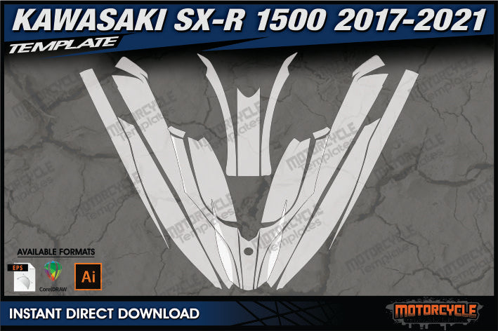 KAWASAKI SXR 750 800 1500 – MOTORCYCLE TEMPLATES