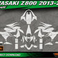 KAWASAKI Z800 Z 800 2013-2016