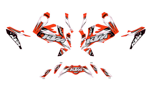KTM VECTOR GRAPHICS – MOTORCYCLE TEMPLATES
