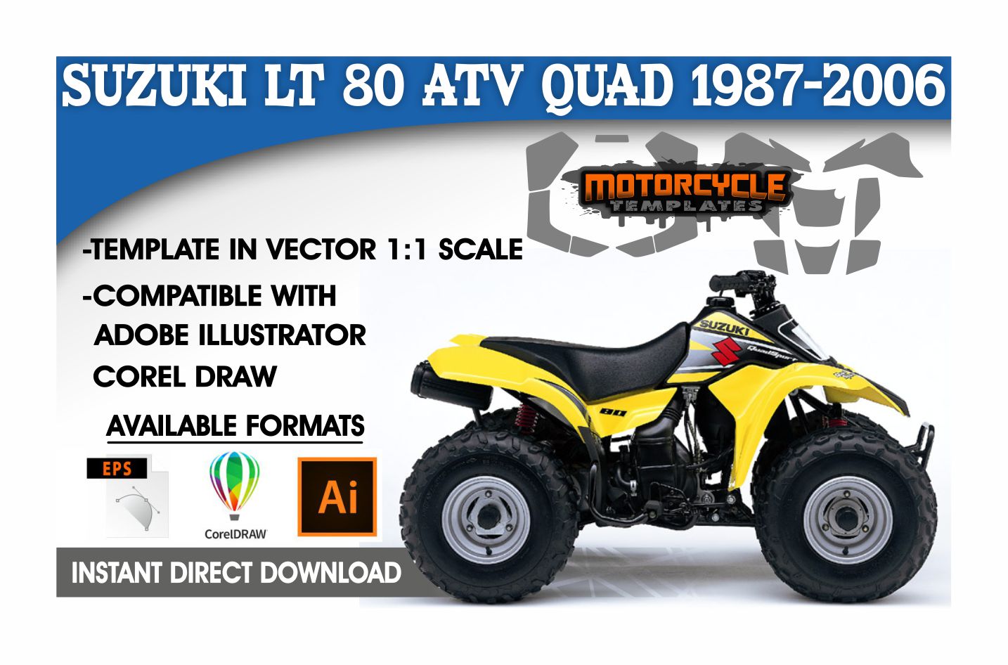 SUZUKI LT 80 ATV QUAD 1987-2006