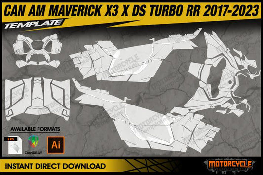 CAN AM MAVERICK X3 X DS TURBO RR 2017-2023