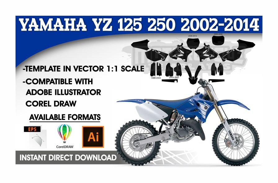 YAMAHA YZ 125 250 2002-2014
