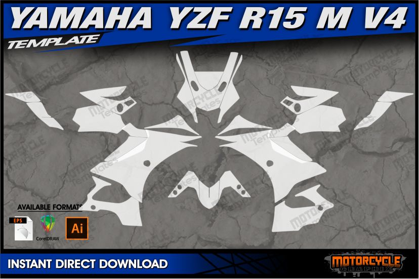 Mta R15 Blueprint YAMAHA YZF R15 M V4 – MOTORCYCLE TEMPLATES