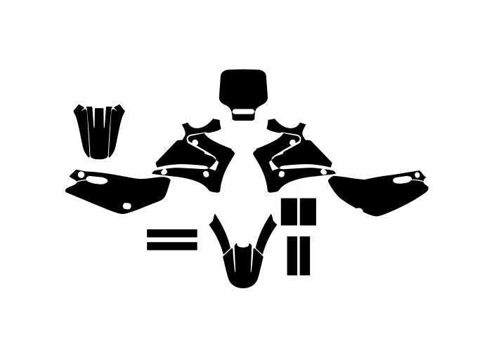 YAMAHA TTR 125 20002007 MOTORCYCLE TEMPLATES YAMAHA TTR 125 20002007 MOTORCYCLE TEMPLATES
