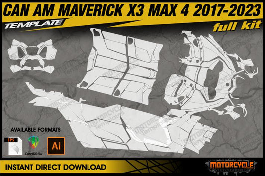 CAN AM MAVERICK X3 MAX 4 2017–2023 Komplettset