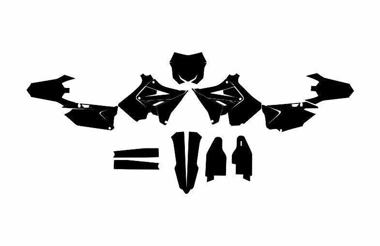 SUZUKI RM 125 250 Polisport Restyle 2001-2008 – MOTORCYCLE TEMPLATES