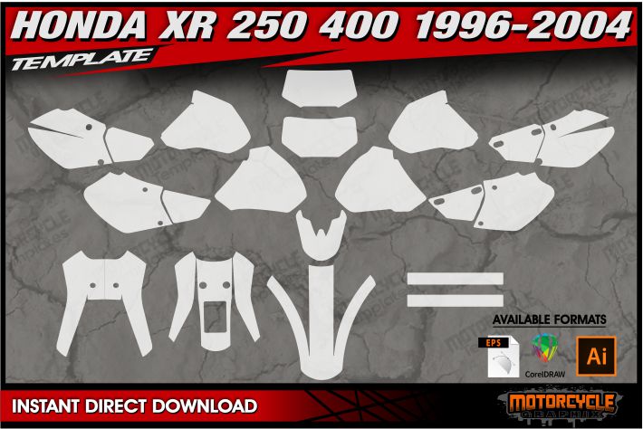 HONDA XR 250 400 1996-2004